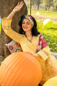 2PC Schiffli Embroidered Shirt - Dupatta P2356