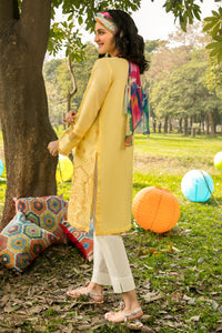 2PC Schiffli Embroidered Shirt - Dupatta P2356