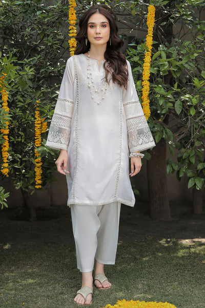 1 Piece - Embroidered Lawn Shirt P2412