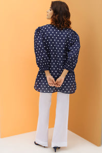 Western Top Irich Linen Printed P2472