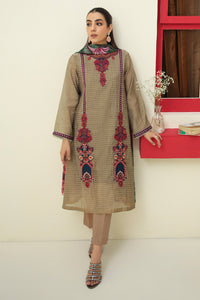 2PC Cotton Zari Check Embroidery P2494