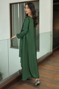 Single Shirt Shemoz Silk Dyed with Embroidery P2496