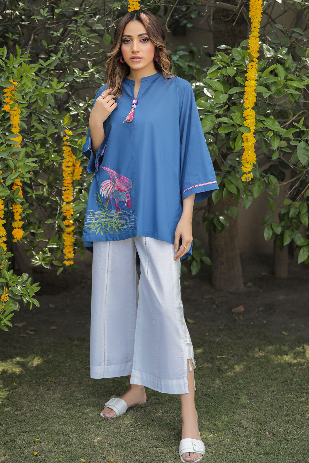 1 Piece - Embroidered Lawn Fusion Top P2563 (SO)