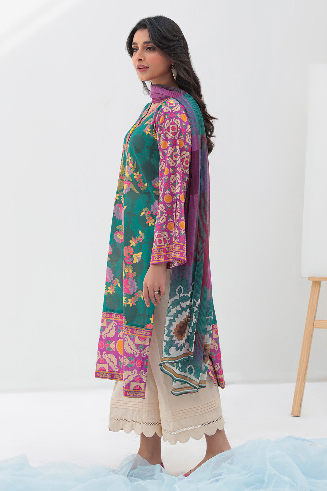 2 Piece - Digital Printed Lawn Suit P2602 (SO)