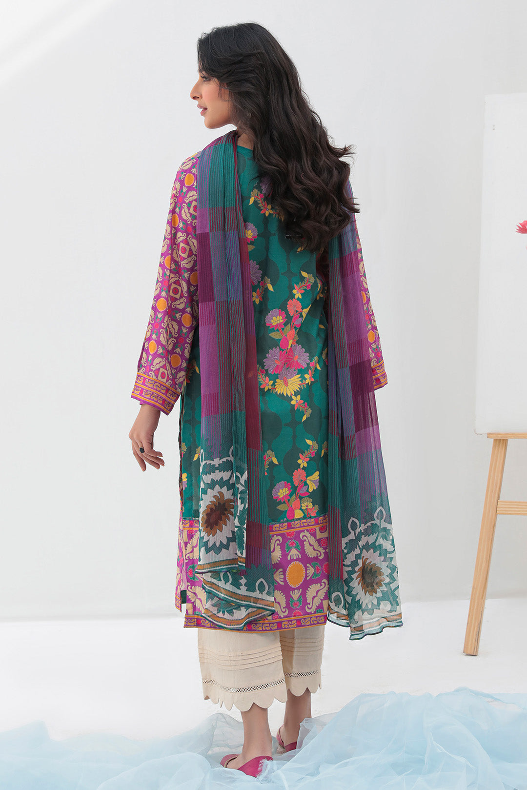 2 Piece - Digital Printed Lawn Suit P2602 (SO)