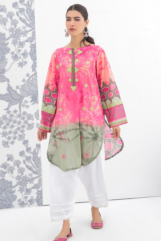 1 Piece - Embroidered Textured Lawn Shirt P2606 (SO)
