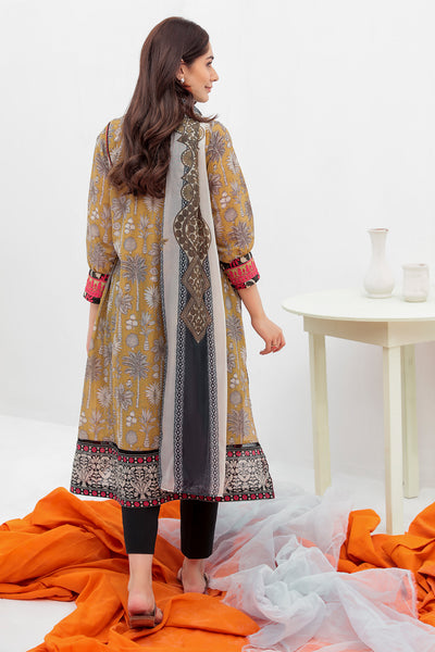 2 Piece -  Embroidered Digital Printed Textured Lawn Suit P2624 (SO)