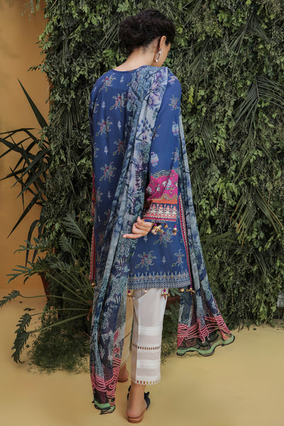 2 Piece - Embroidered Digital Printed Lawn Suit P2635A