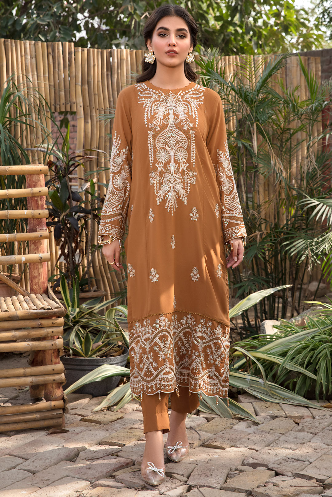 Embroidered Georgette Suit - P2660 (S0)