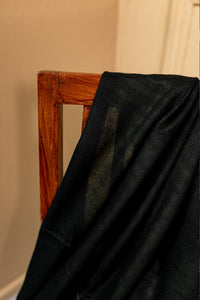 Wool Shawl Black - SW001