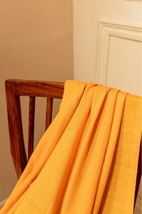 Wool Shawl Dark Yellow - SW001