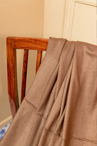 Wool Shawl Brown - SW001