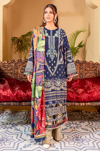 2 Piece - Embroidered Printed Khaddar Suit U0049