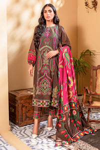 3 Piece - Embroidered Khaddar Suit U0053