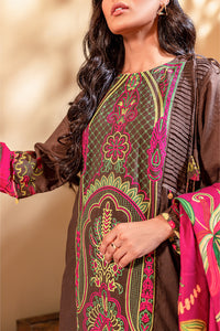 3 Piece - Embroidered Khaddar Suit U0053