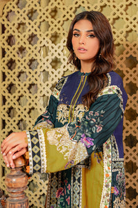 2 Piece - Printed Khaddar Suit U0057