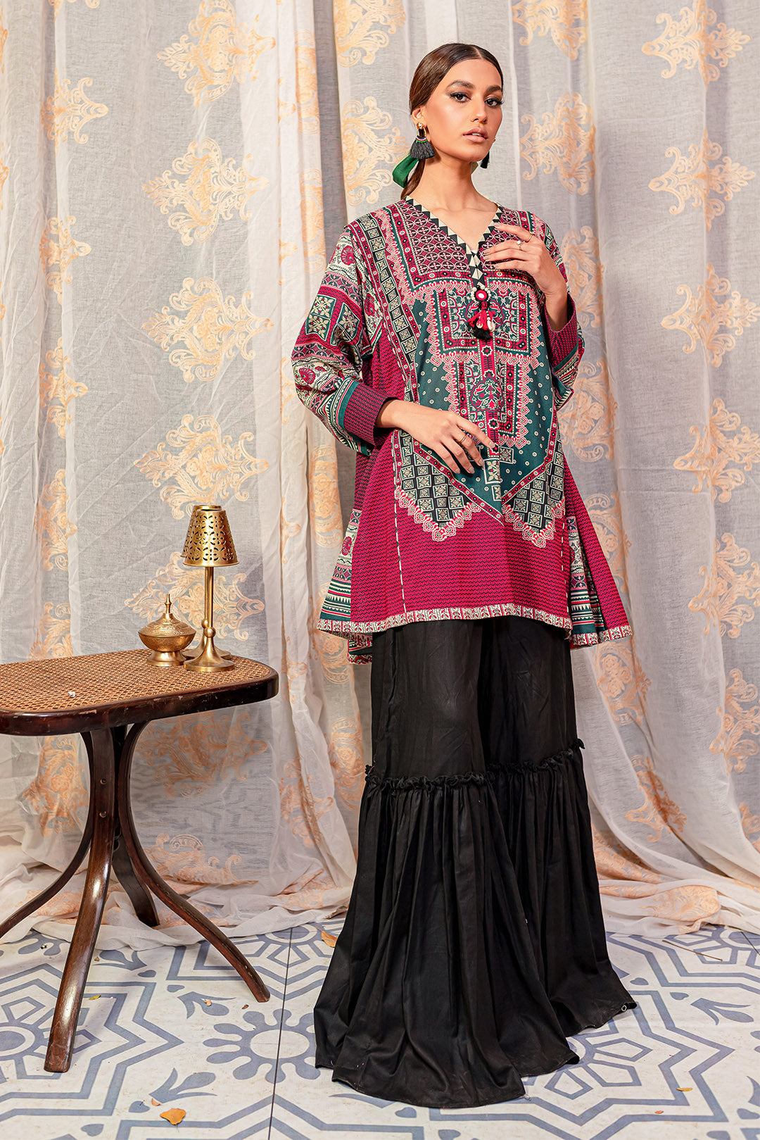 1pc Khaddar dress for women