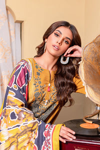 2 Piece - Printed Khaddar Suit U0065