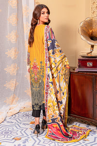 2 Piece - Printed Khaddar Suit U0065