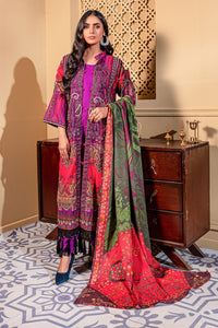 2 Piece - Embroidered Printed Khaddar Suit U0067