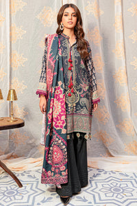 2 Piece -Printed Khaddar Suit U0068
