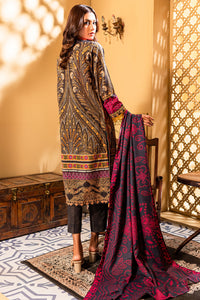 3 Piece -Printed Khaddar Suit U0073