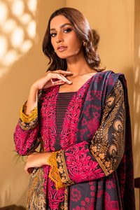 3 Piece -Printed Khaddar Suit U0073