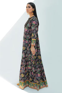 1 Piece - Digital Printed Hybrid Slub Khaddar Shirt U0315A