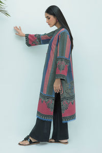 1 Piece - Digital Printed Cotton Slub Khaddar Shirt U0316A