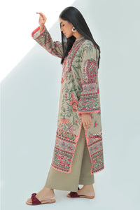 1 Piece - Digital Printed Slub Khaddar Shirt U0319A