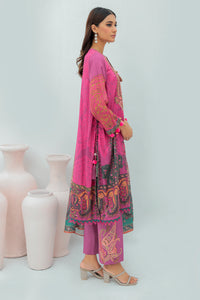 3 Piece - Digital Printed Cotail Suit U0351