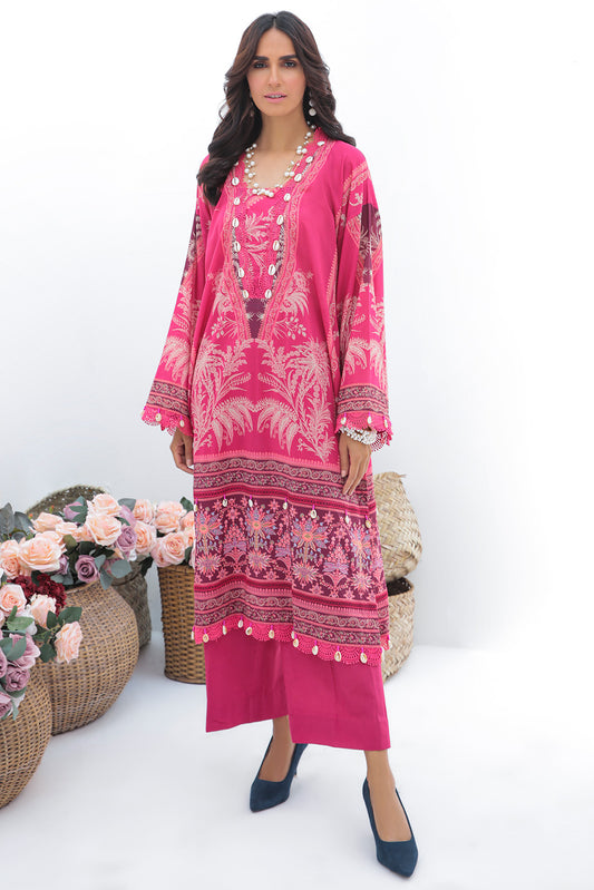 2 Piece - Digital Printed Lawn Suit U0391 (SO)