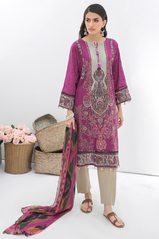 2 Piece - Digital Printed Lawn Suit U0395 (SO)