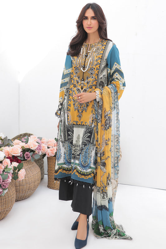 2 Piece - Digital Printed Lawn Suit U0403 (SO)