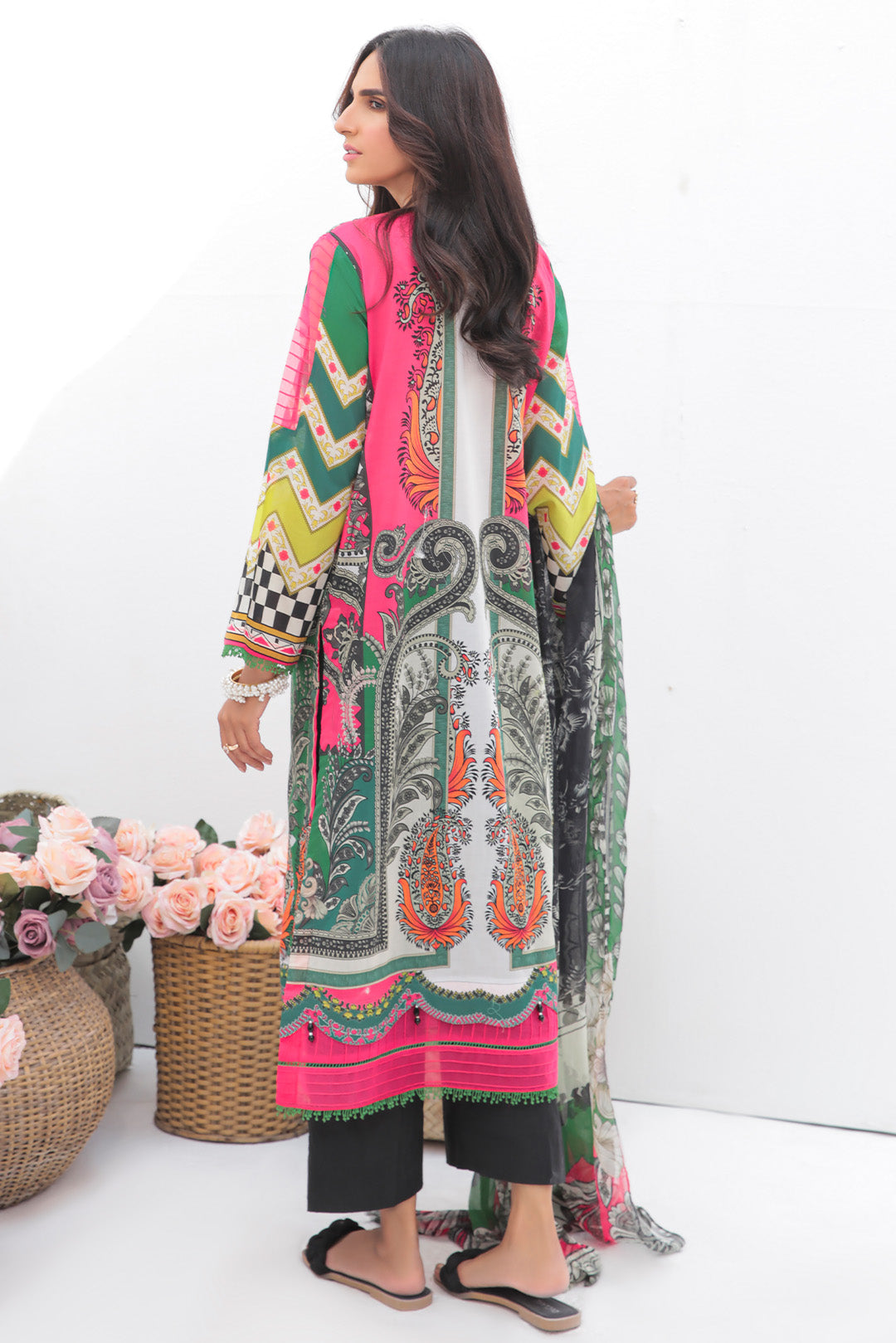 2 Piece - Digital Printed Lawn Suit U0403A (SO)