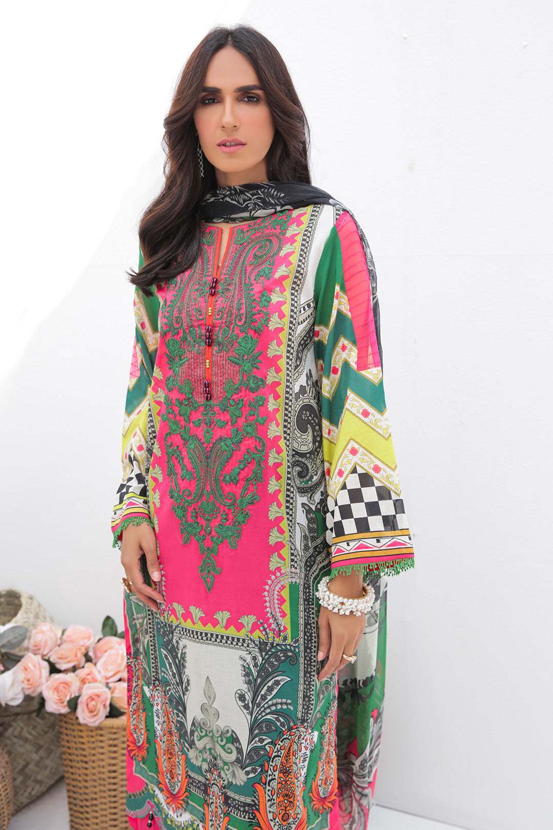 2 Piece - Digital Printed Lawn Suit U0403A (SO)