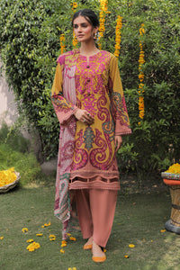2 Piece  - Embroidered Digital Printed Texture Lawn Suit U0410 (SO)