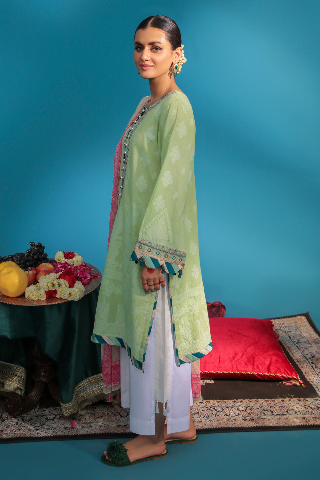 2PC Jacquard Dyed - Dupatta U2143A (SO)