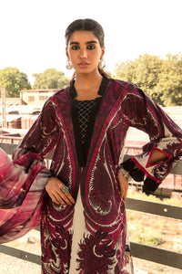 2PC Lawn Digital Print - Dupatta - White U2226A