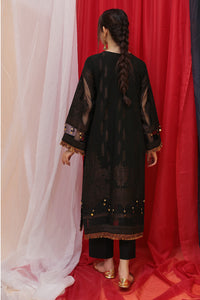 Single Jacquard Dyed Shirt  - Black U2363