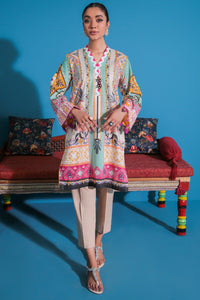 Single Shirt Texture Lawn Digital Print U2376