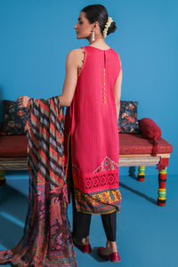 3PC Lawn Digital Printed With Chiffon Dupata -U2389