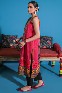 3PC Lawn Digital Printed With Chiffon Dupata -U2389