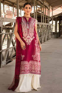 2PC Lawn Digital Print - Dupatta - Shocking Pink U2772