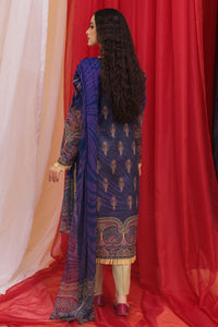 2PC Lawn Digital Print - Dupatta  - Purple U2772