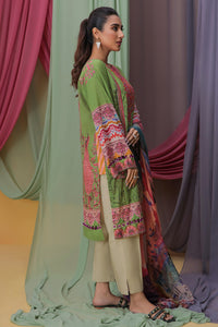 3 Piece - Embroidered Digital Printed Lawn Suit U2792
