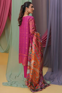 3 Piece -  Embroidered Jacquared Suit U2797