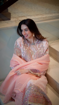 2 Piece - Embroidered Organza Suit L0296 (SO)