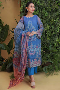 2 Piece - Embroidered Organza Suit L2318